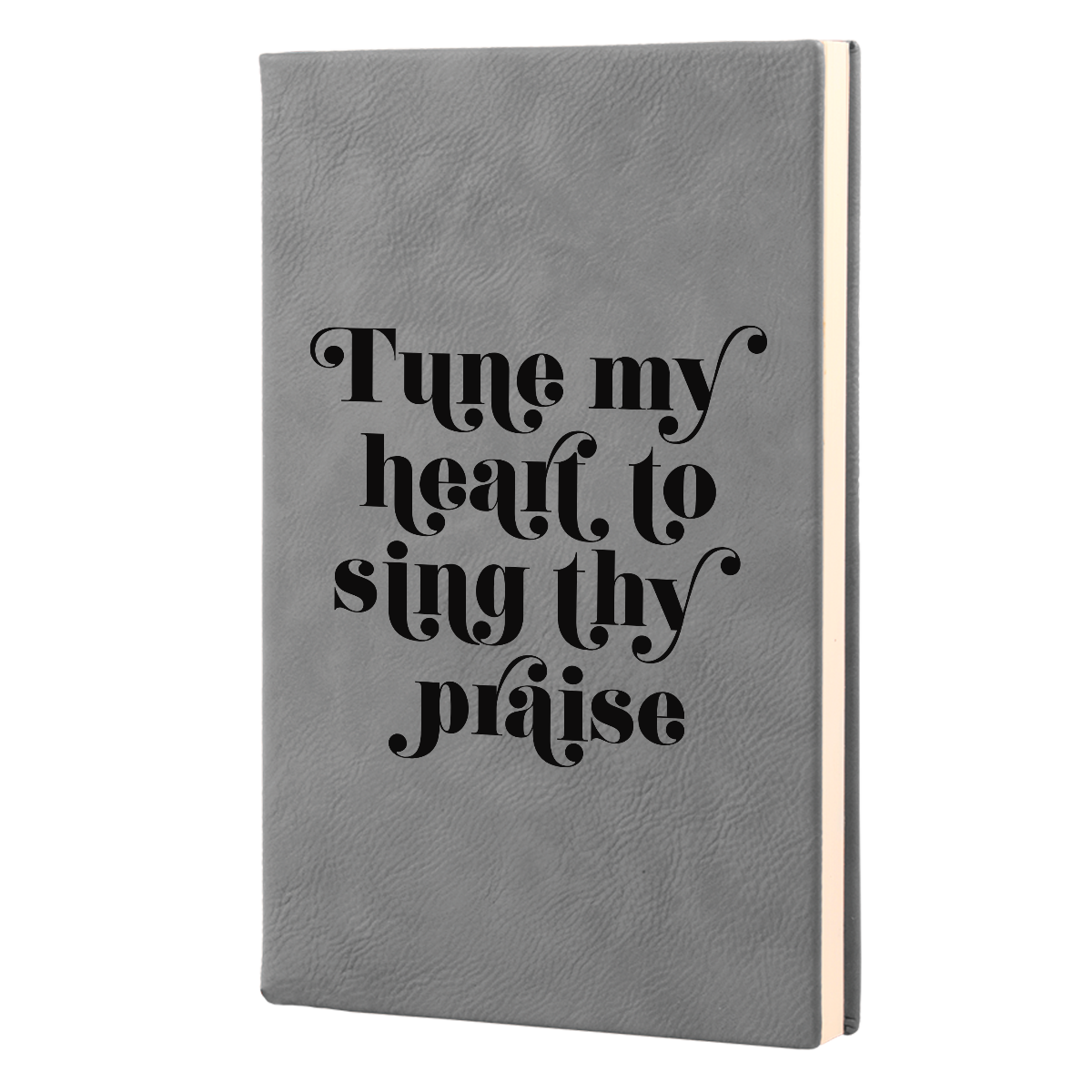 Tune My Heart Leatherette Hardcover Journal