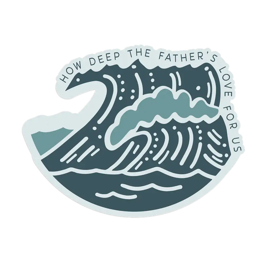 How Deep The Father's Love Sticker #2