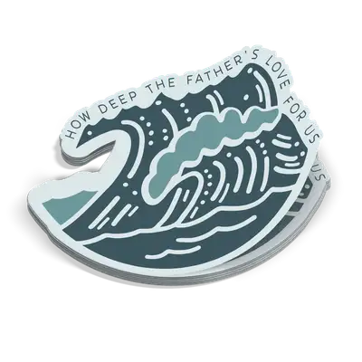 How Deep The Father's Love Sticker