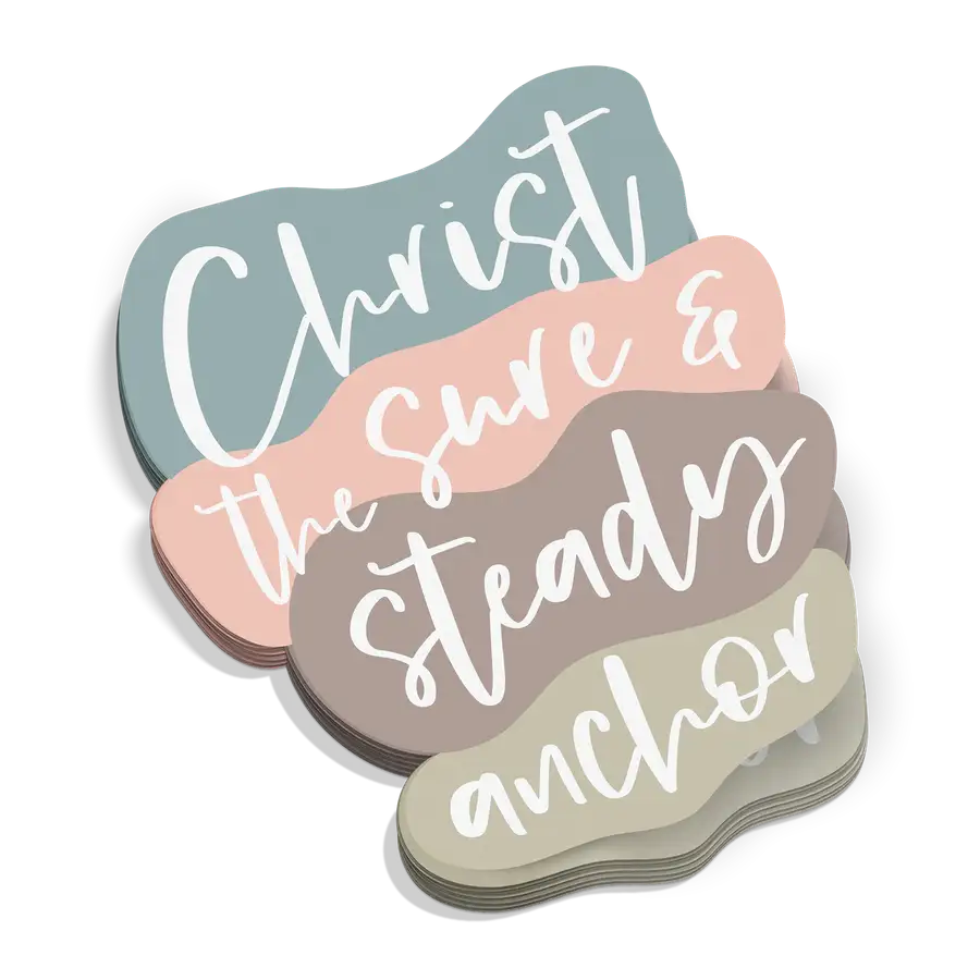 Christ The Sure And Steady Anchor Sticker