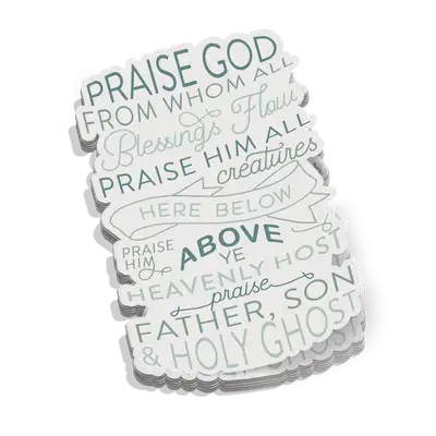 Doxology Sticker