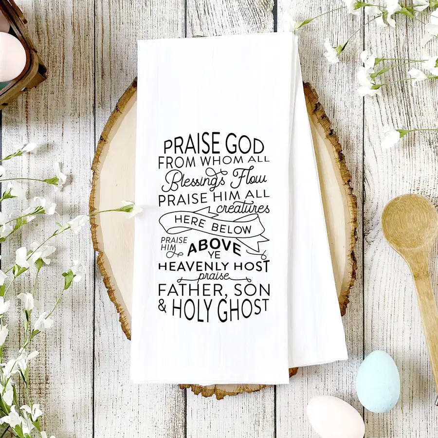 Doxology Tea Towel #2