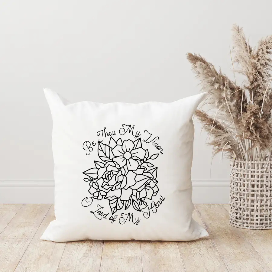 Be Thou My Vision Pillow Cover