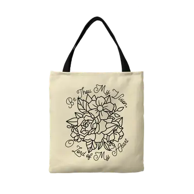 Be Thou My Vision Canvas Tote