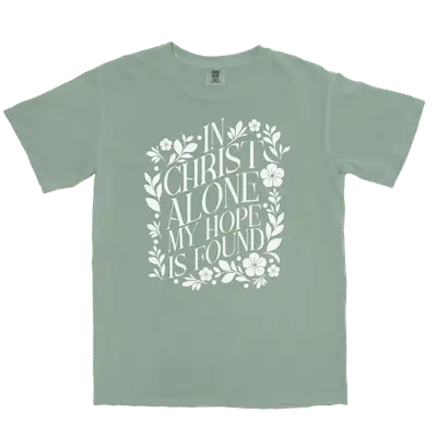 My Hope Is Found Comfort Colors Heavyweight Tee