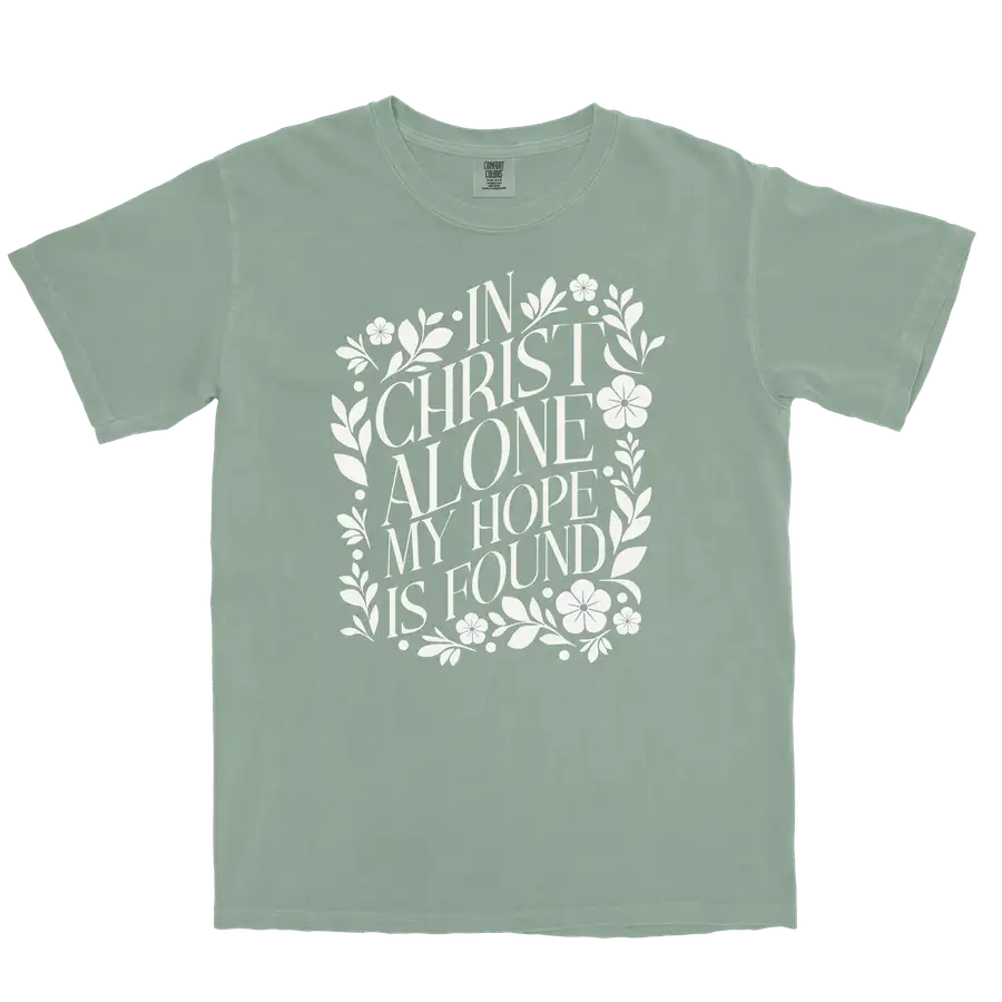 My Hope Is Found Comfort Colors Heavyweight Tee