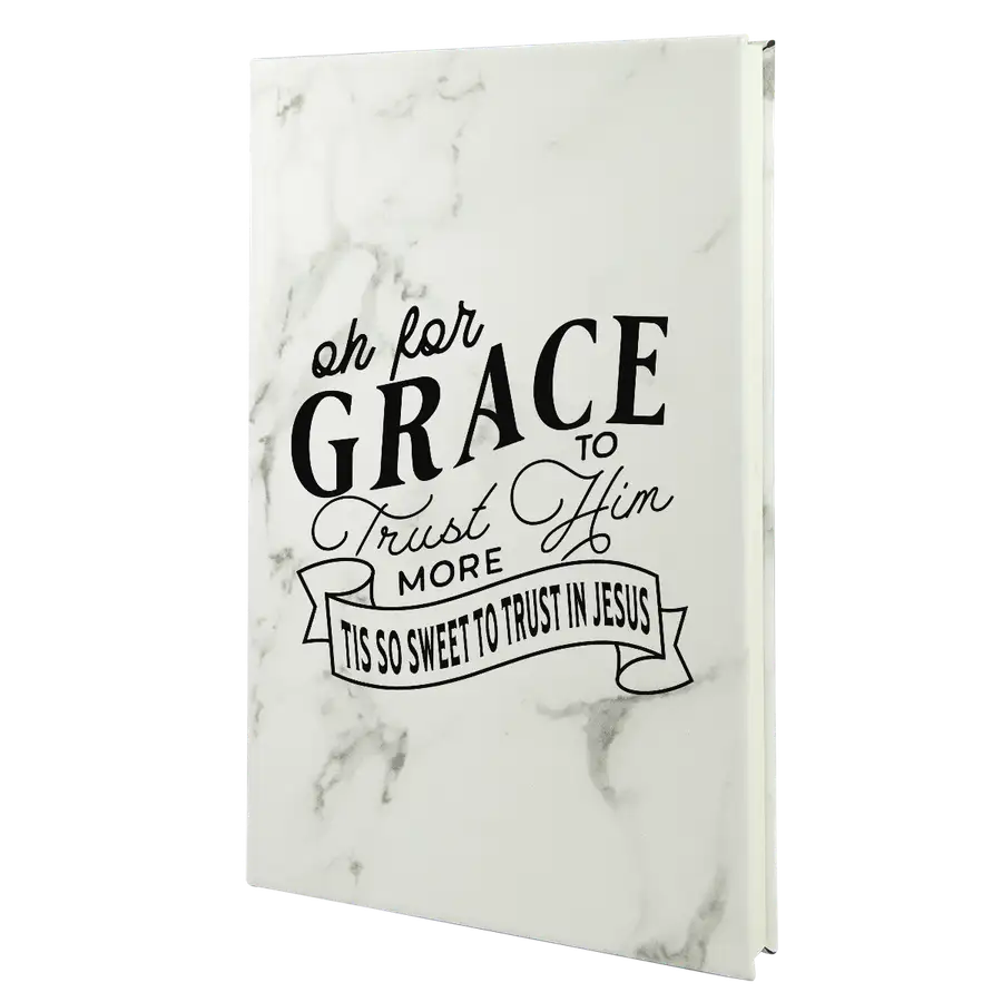 Grace To Trust Him More Leatherette Hardcover Journal