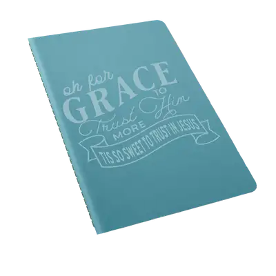 Grace To Trust Him More Laser Etched Moleskine Journal