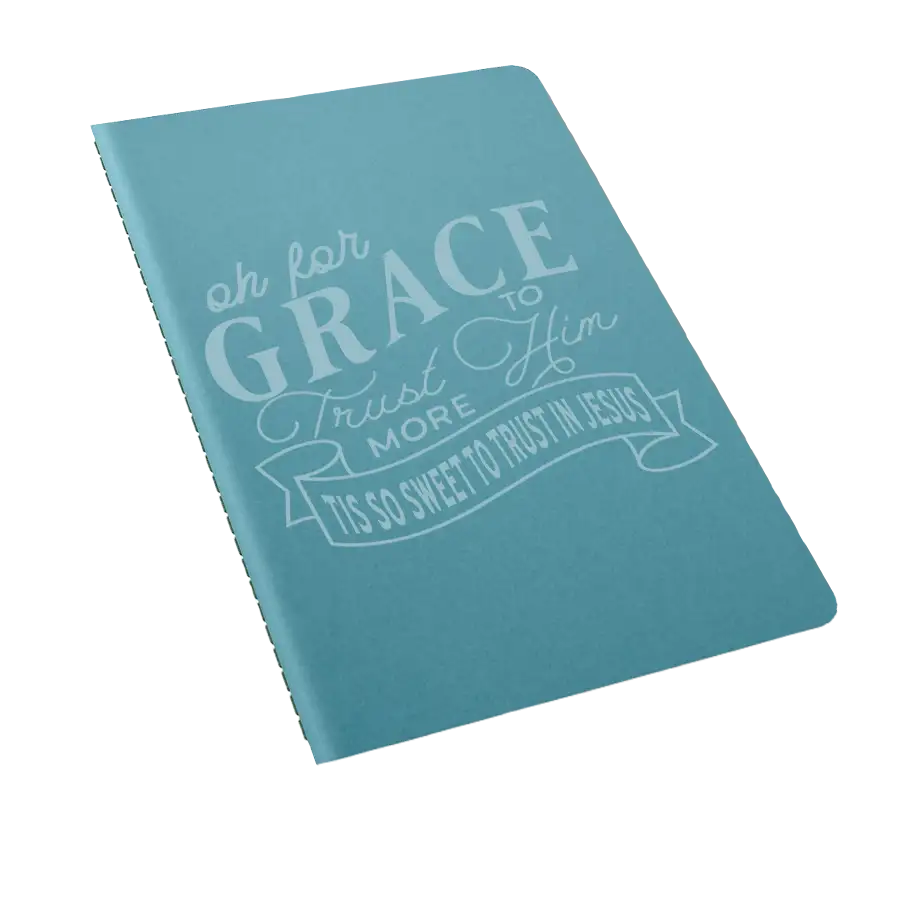 Grace To Trust Him More Laser Etched Moleskine Journal