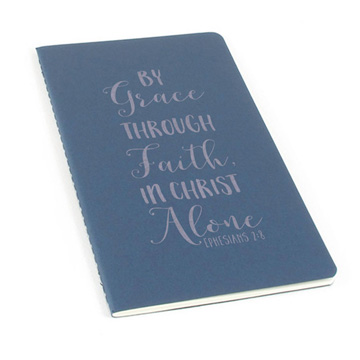By Grace Through Faith Laser Etched Moleskine Journal