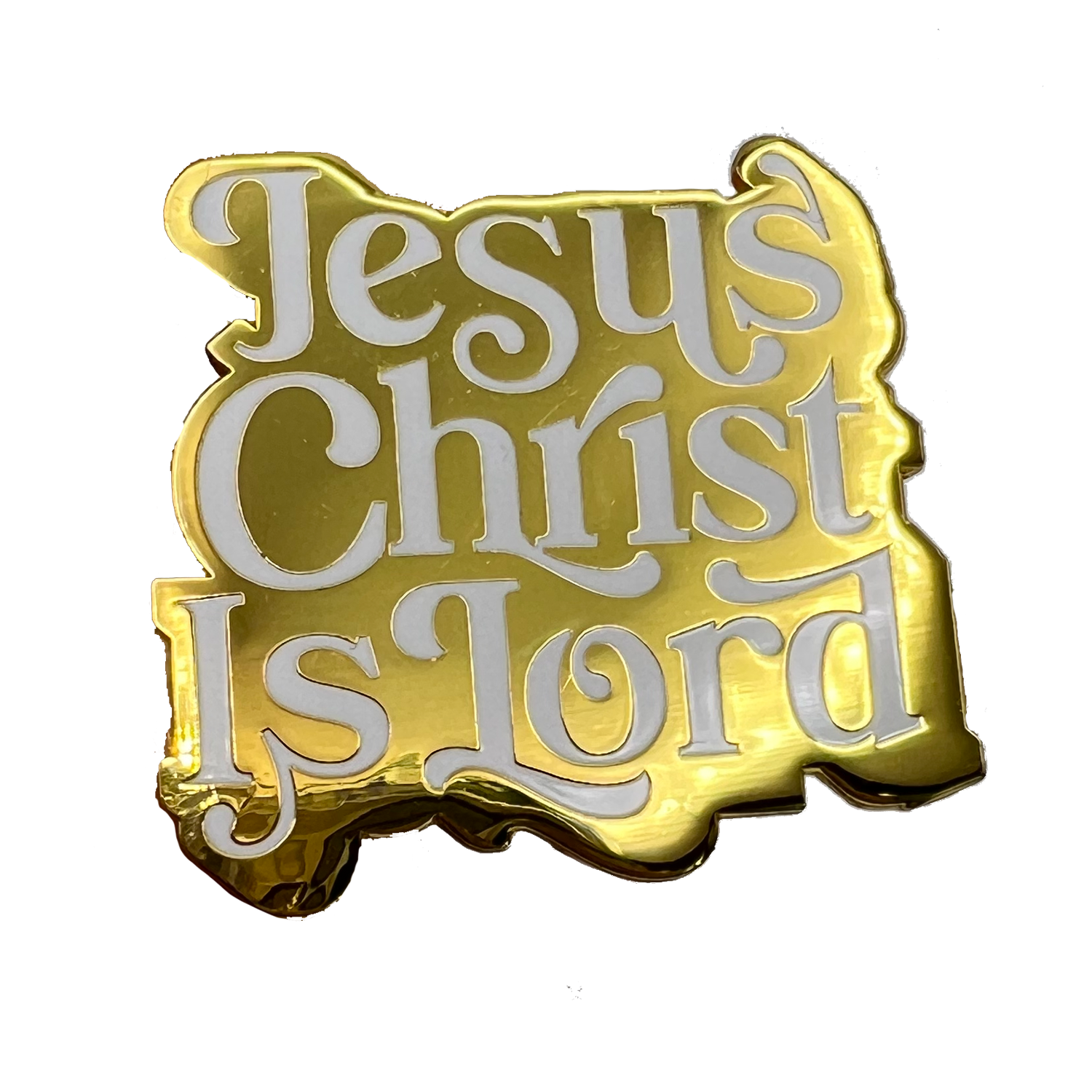 Jesus Christ Is Lord Enamel Lapel Pin