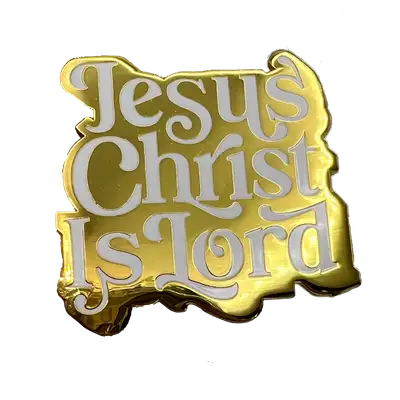Jesus Christ Is Lord Enamel Lapel Pin
