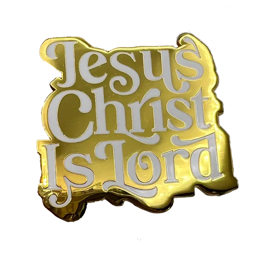 Jesus Christ Is Lord Enamel Lapel Pin