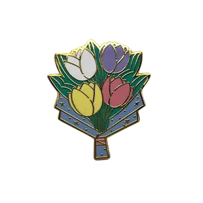 Tulip Enamel Lapel Pin