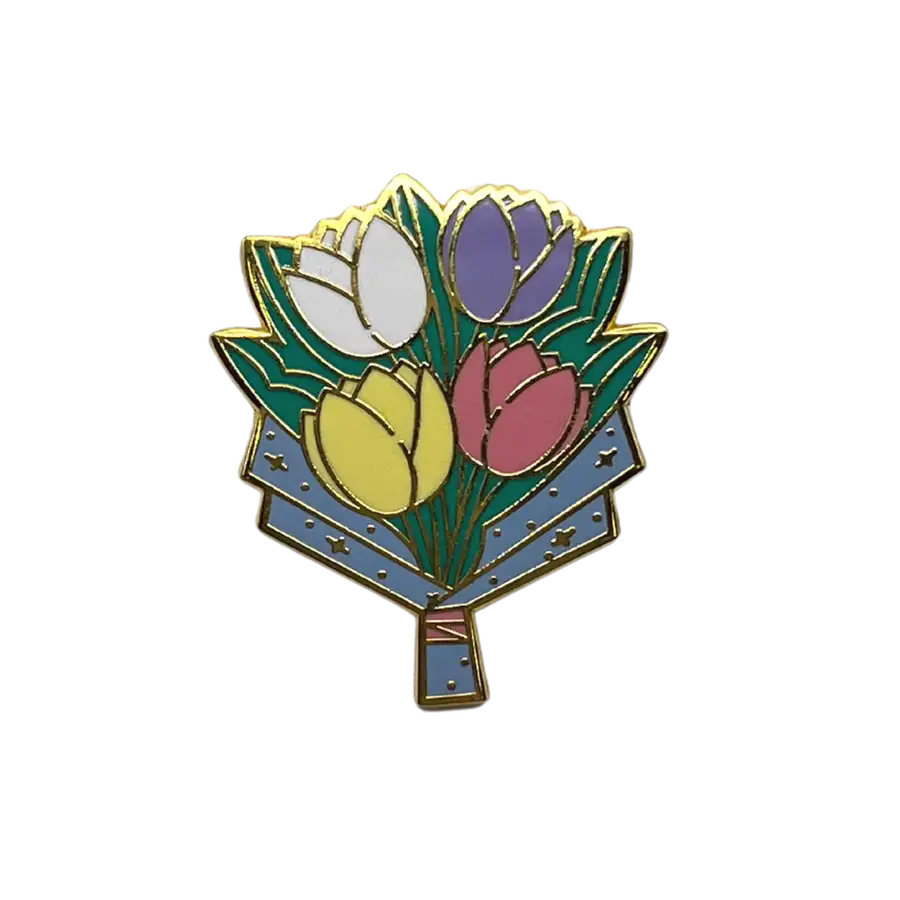 Tulip Enamel Lapel Pin