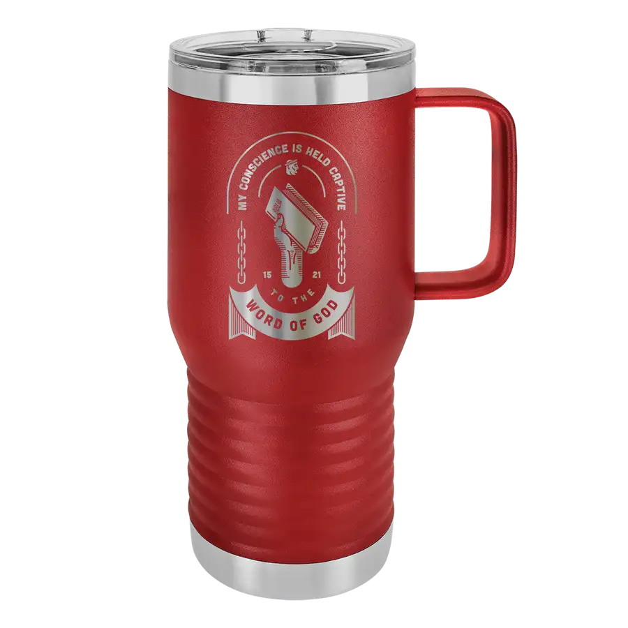 Held Captive to the Word of God 20oz Insulated Travel Tumbler