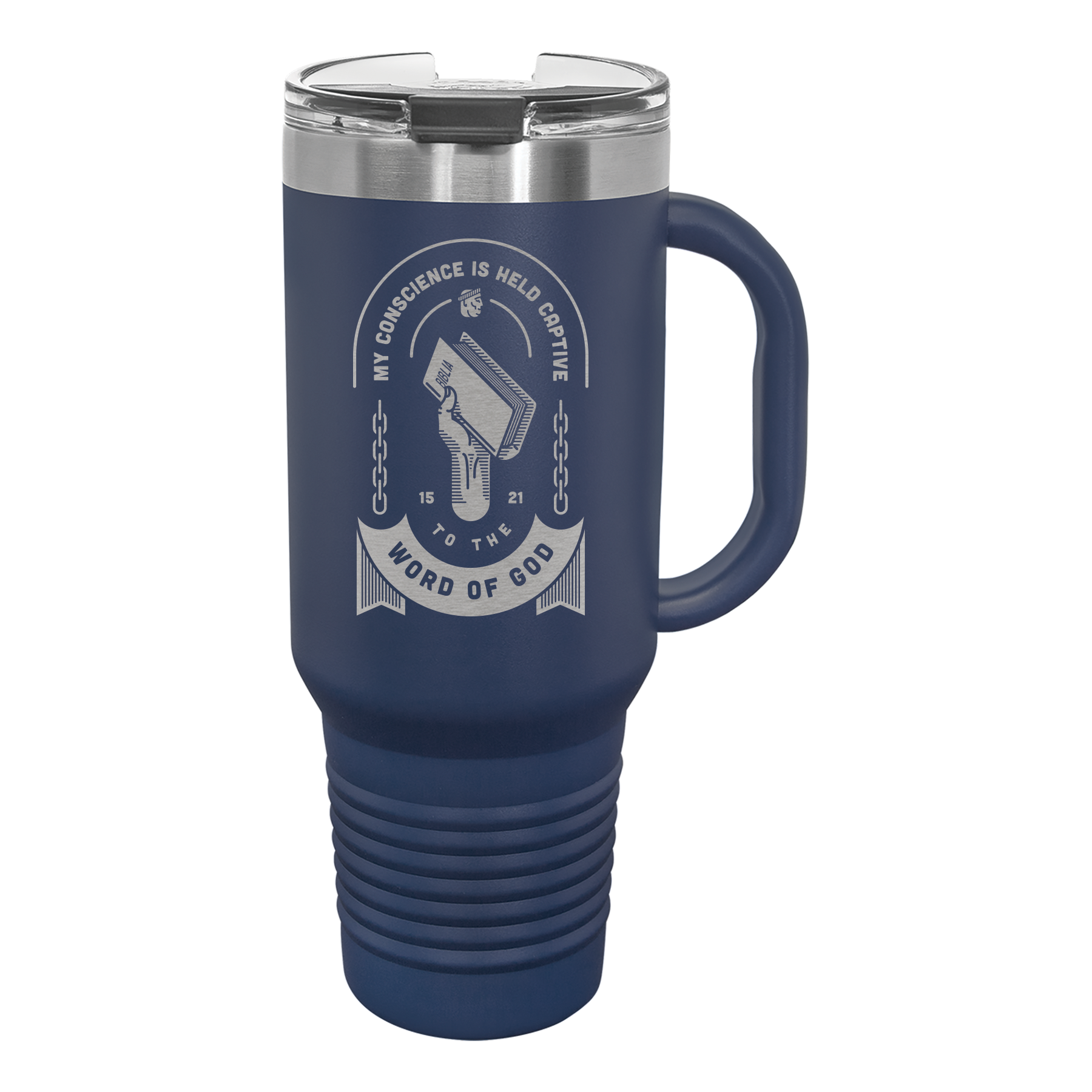 Held Captive to the Word of God 40 oz Insulated Travel Tumbler