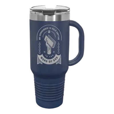 Held Captive to the Word of God 40 oz Insulated Travel Tumbler