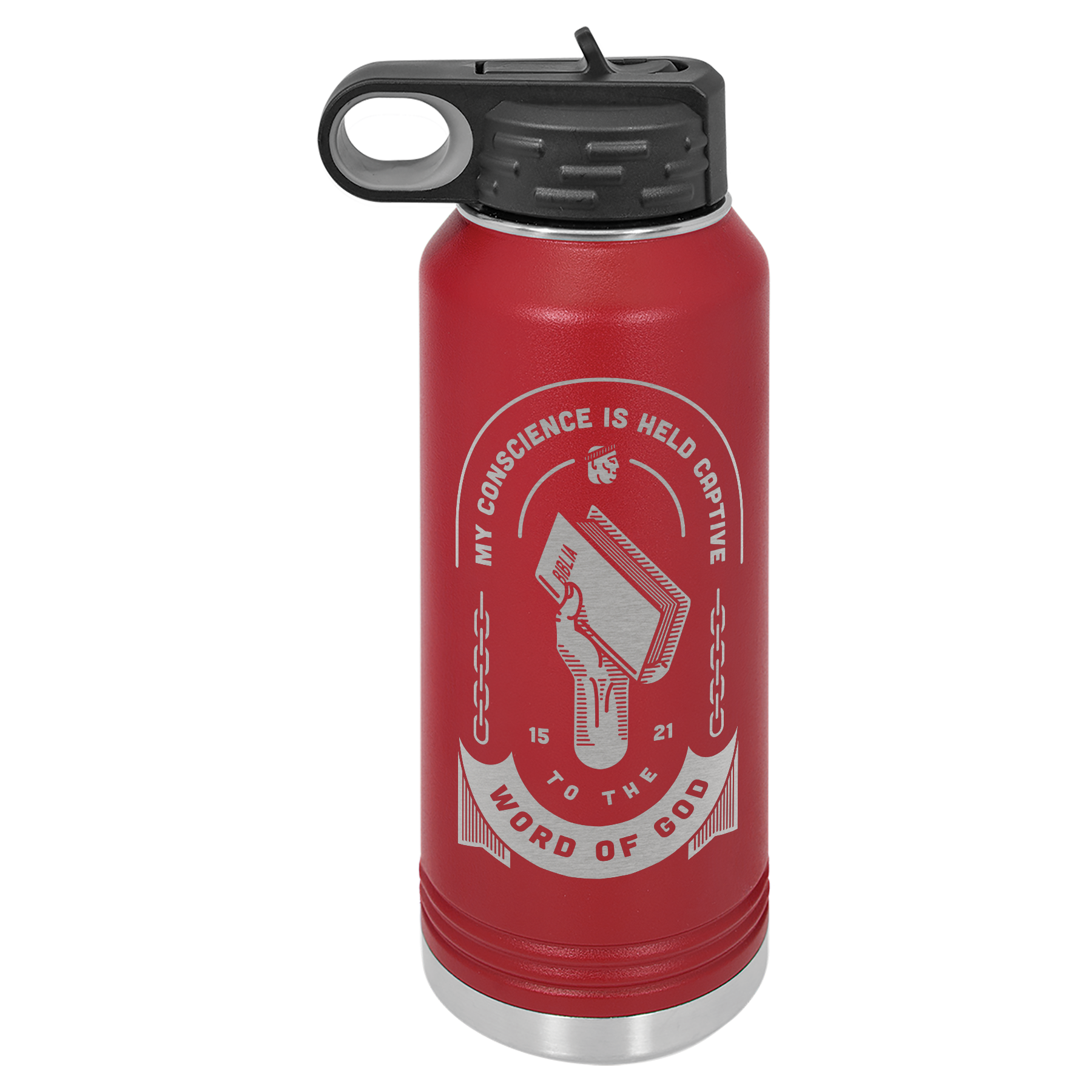Held Captive to the Word of God Insulated Bottle
