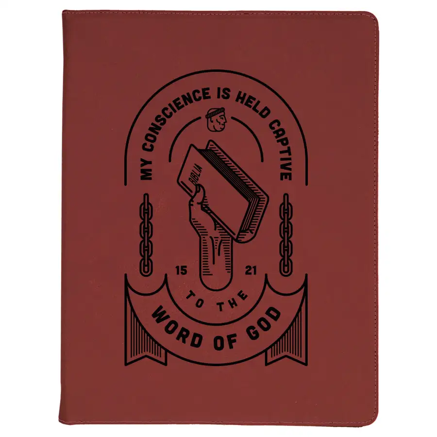 Held Captive to the Word of God Portfolio Cover #2