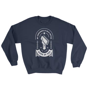 Held Captive to the Word of God Crewneck Sweatshirt