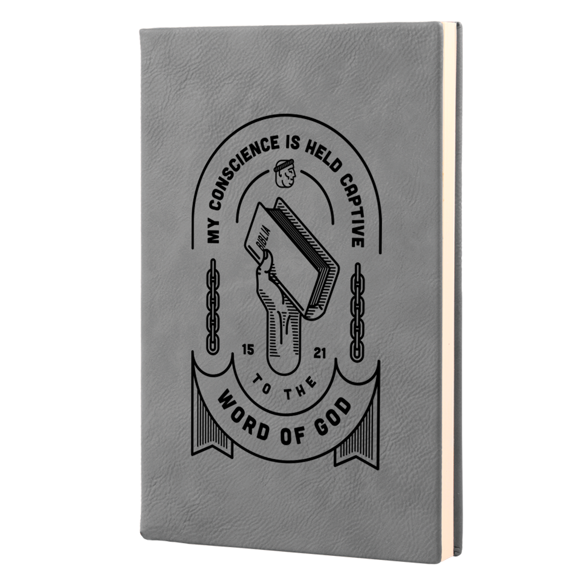 Held Captive to the Word of God Leatherette Hardcover Journal
