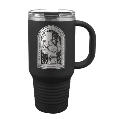 Here I Stand 32 oz Insulated Travel Tumbler