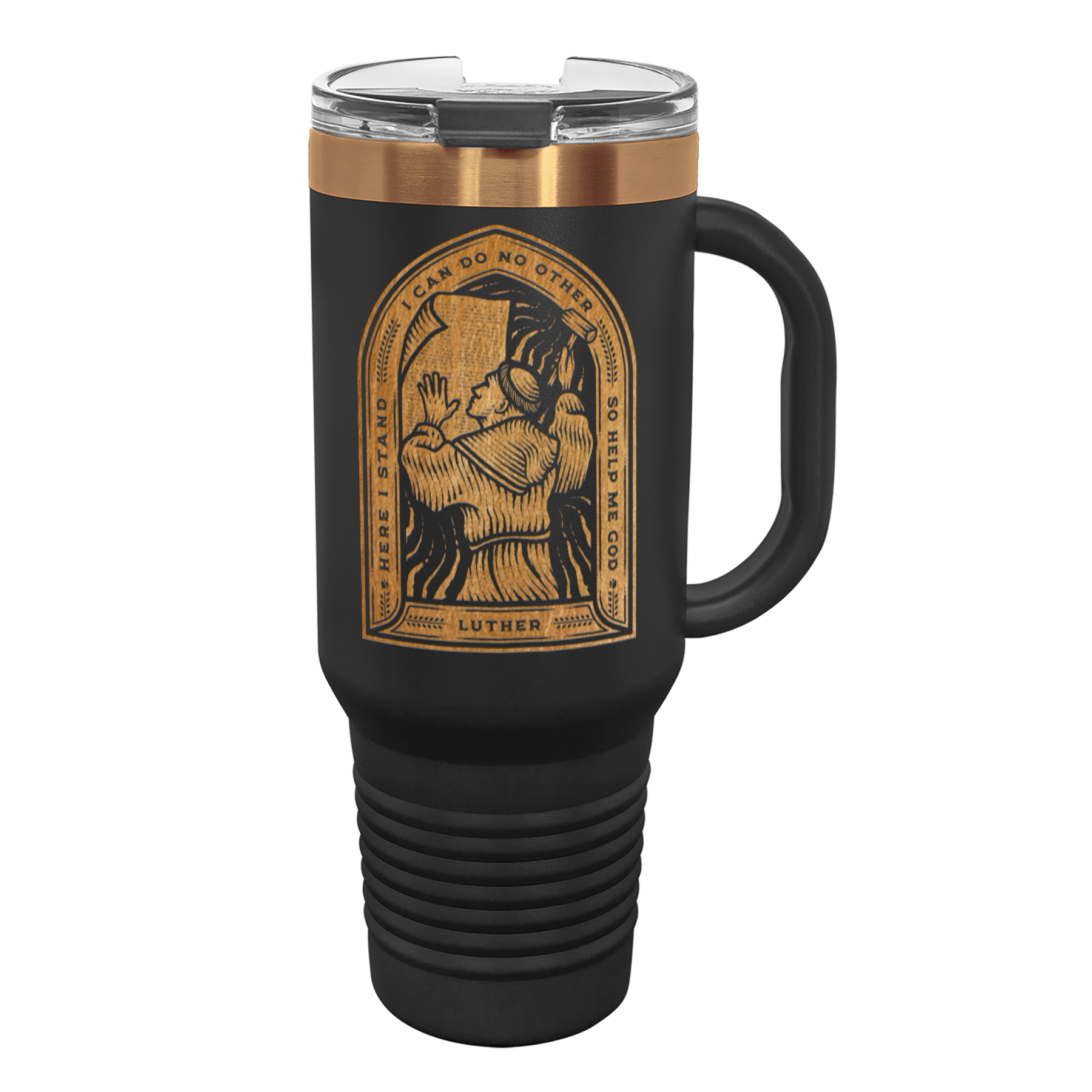 Here I Stand 40 oz Insulated Travel Tumbler