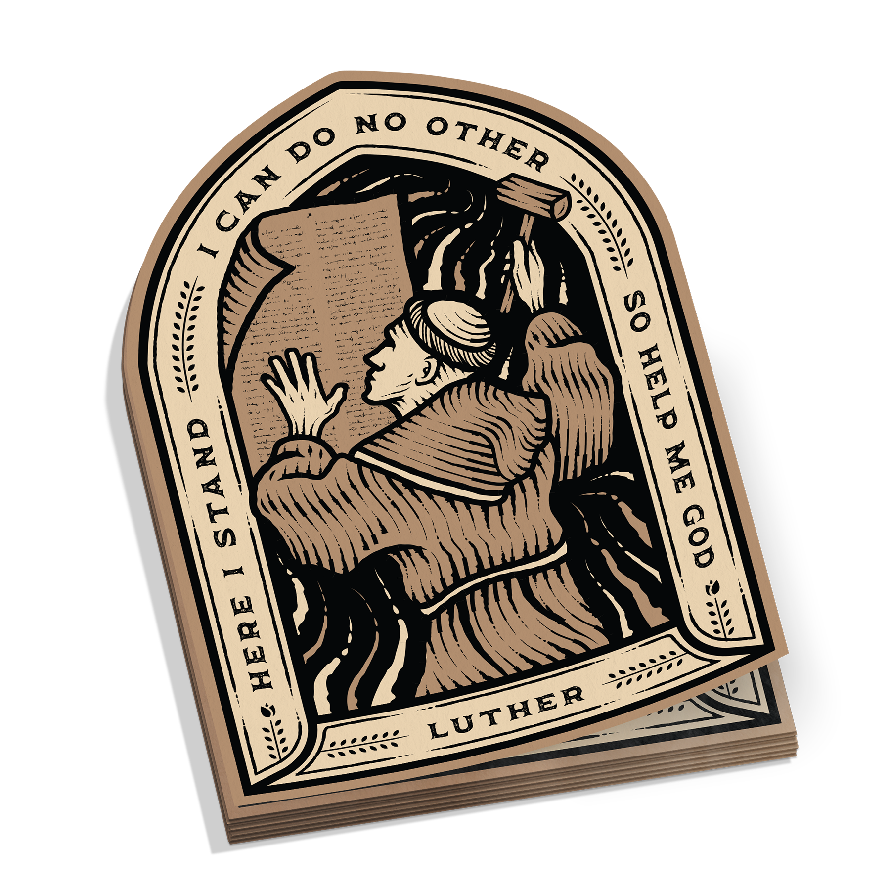 Here I Stand Sticker