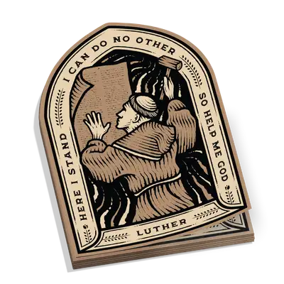 Here I Stand Sticker