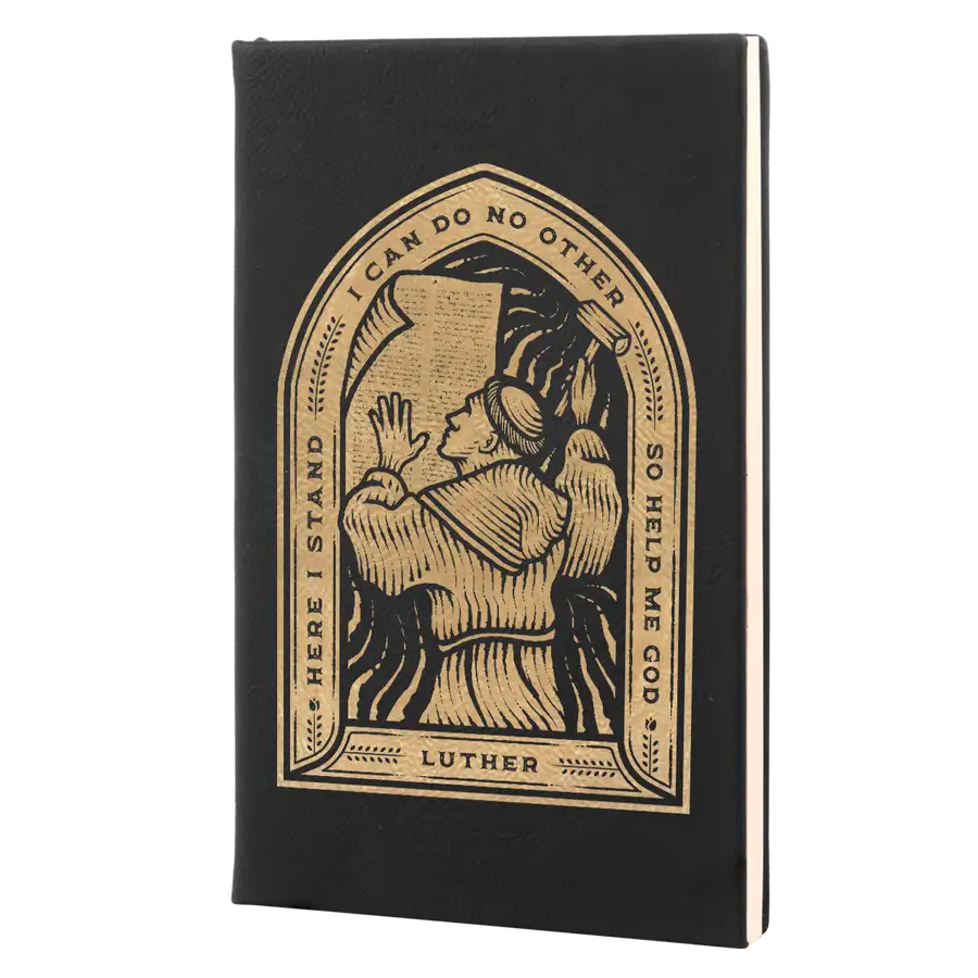 Here I Stand Leatherette Hardcover Journal