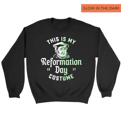 This Is My Reformation Costume Glow Crewneck Sweatshirt