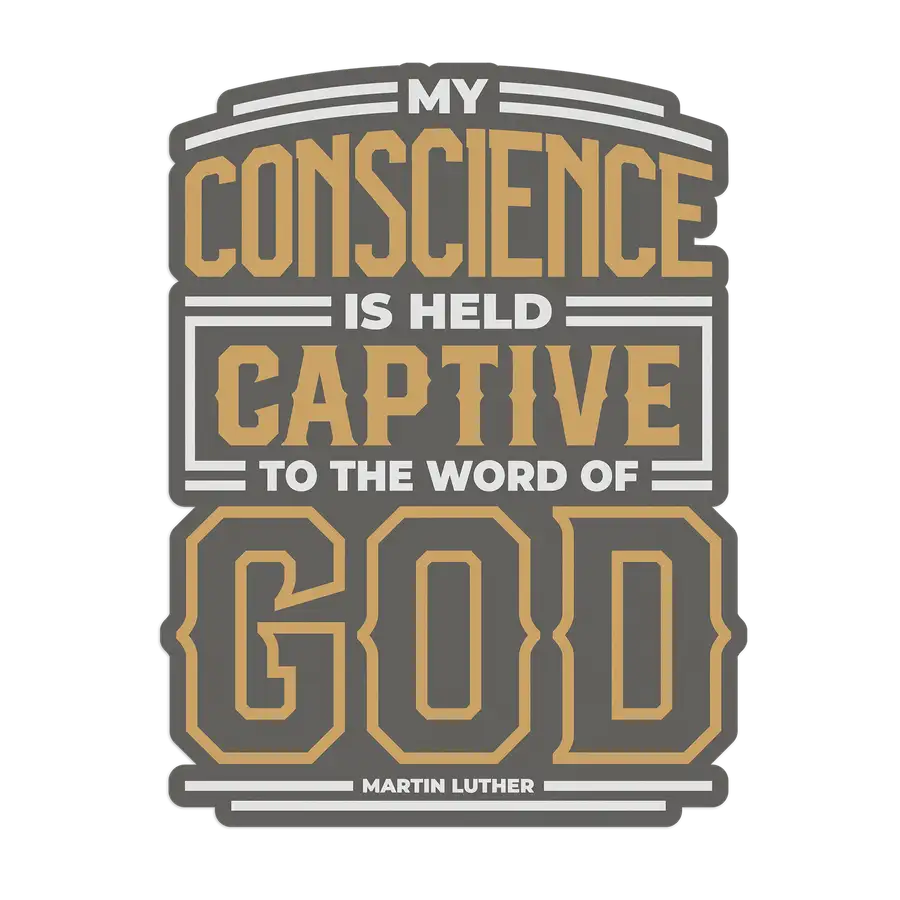 My Conscience Is Held Sticker #2