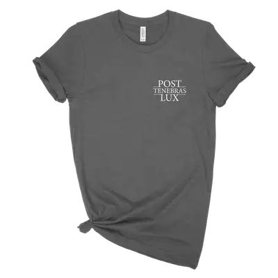 Post Tenebras Lux Left Chest Unisex Tee
