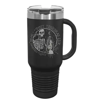 Post Tenebras Lux 40 oz Insulated Travel Tumbler