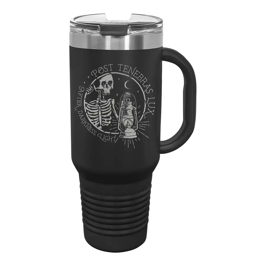 Post Tenebras Lux 40 oz Insulated Travel Tumbler
