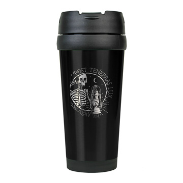 Post Tenebras Lux Stainless Steel Travel Mug