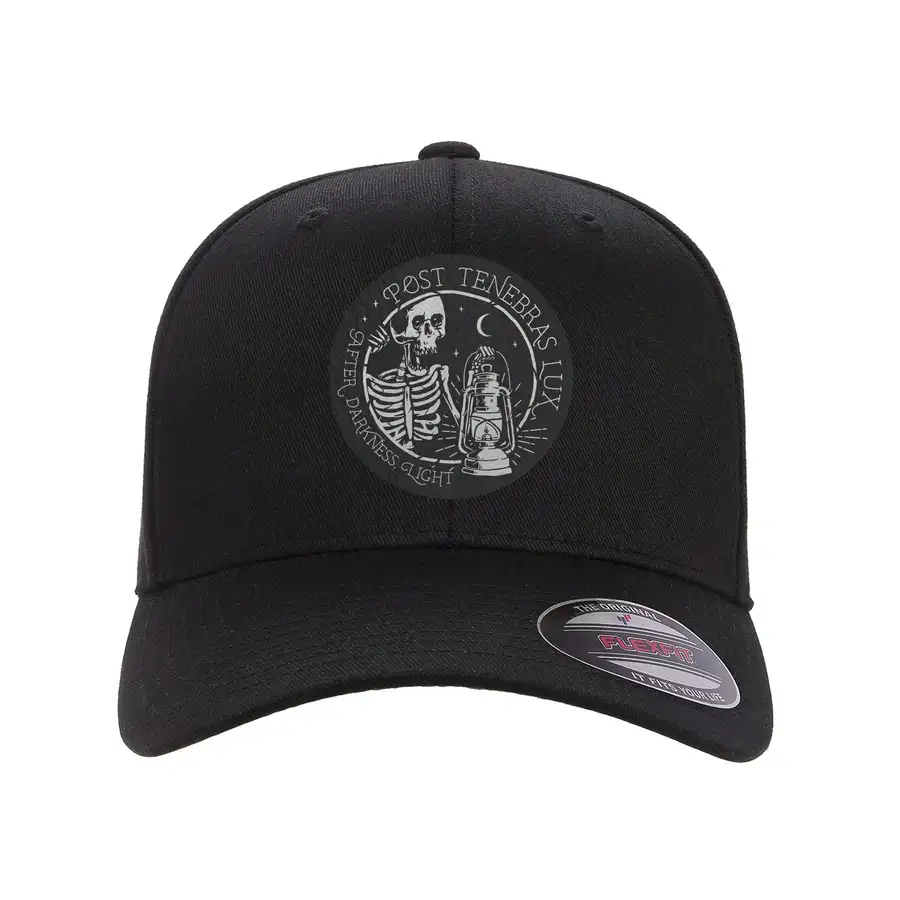 Post Tenebras Lux Fitted Hat