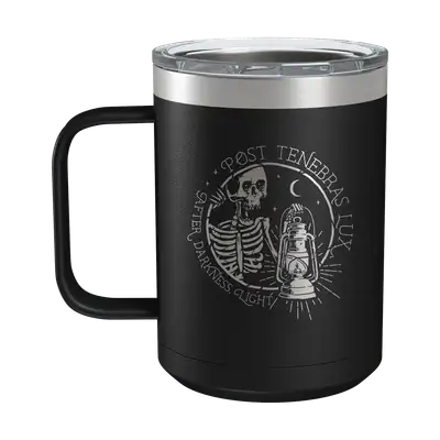 Post Tenebras Lux 15oz Insulated Camp Mug