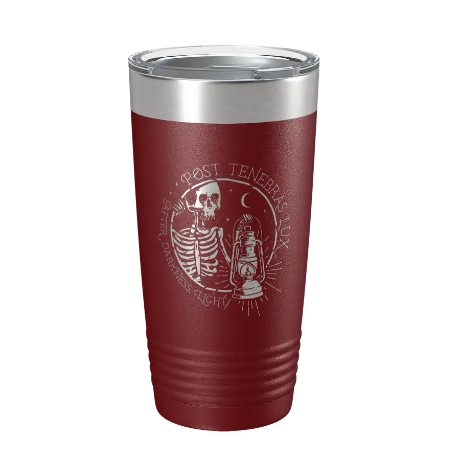 Post Tenebras Lux 2 20oz Insulated Tumbler