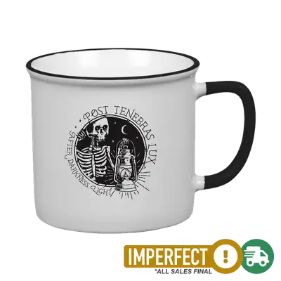 Post Tenebras Lux Coffee Mug Imperfection
