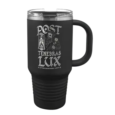 Post Tenebras Lux Dead 32 oz Insulated Travel Tumbler