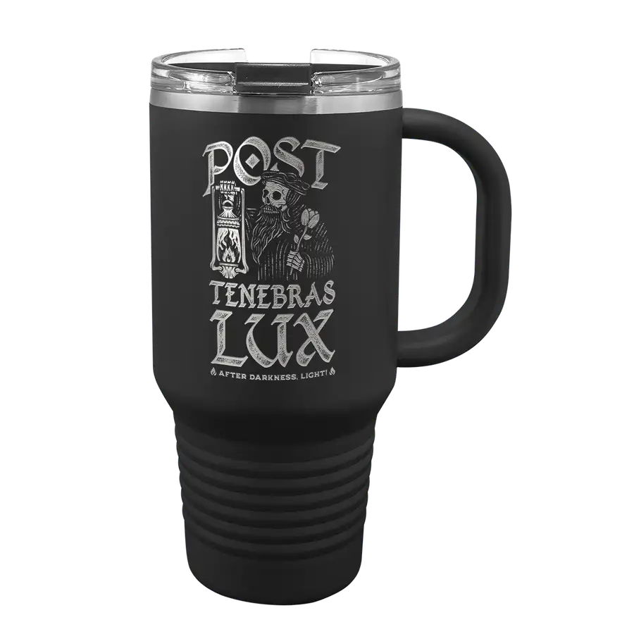 Post Tenebras Lux Dead 32 oz Insulated Travel Tumbler
