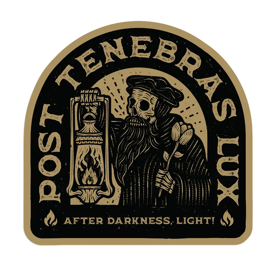 Post Tenebras Lux Dead Sticker #2