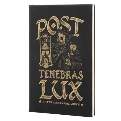 Post Tenebras Lux Dead Leatherette Hardcover Journal