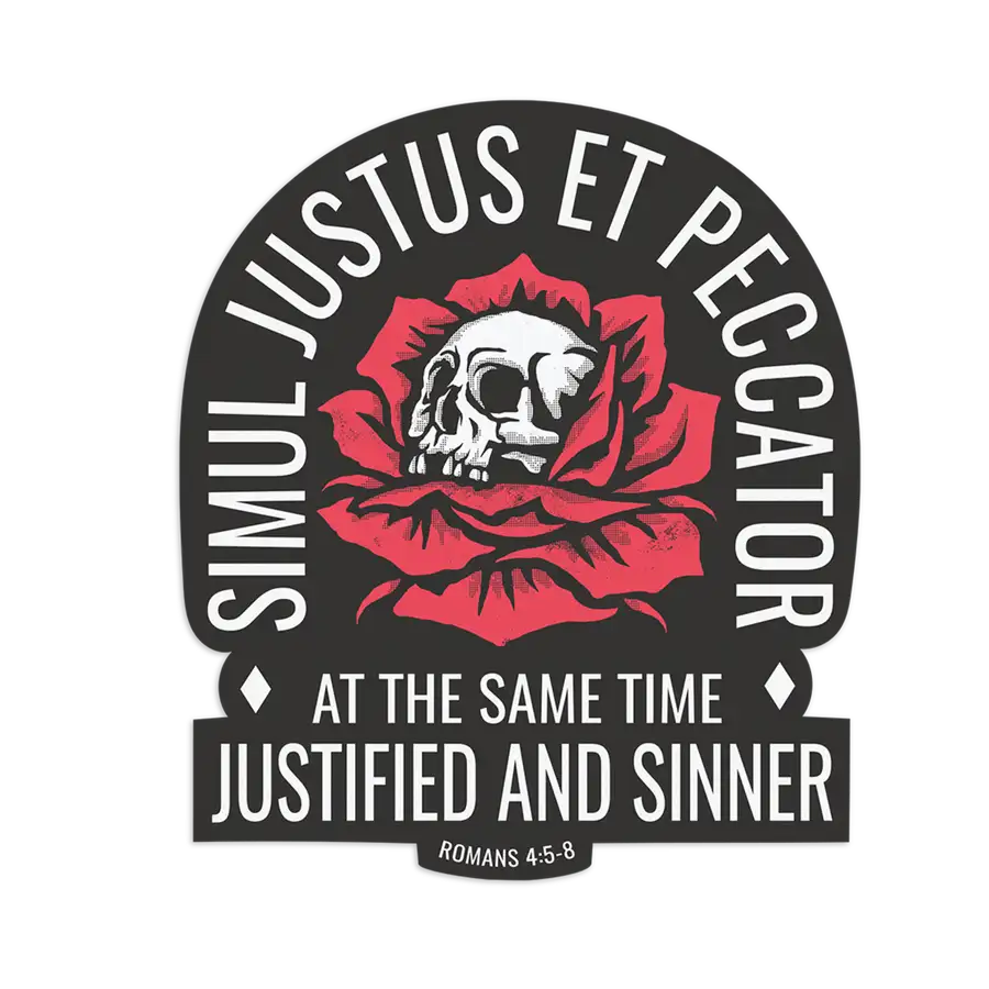 Justified And Sinner Sticker #2