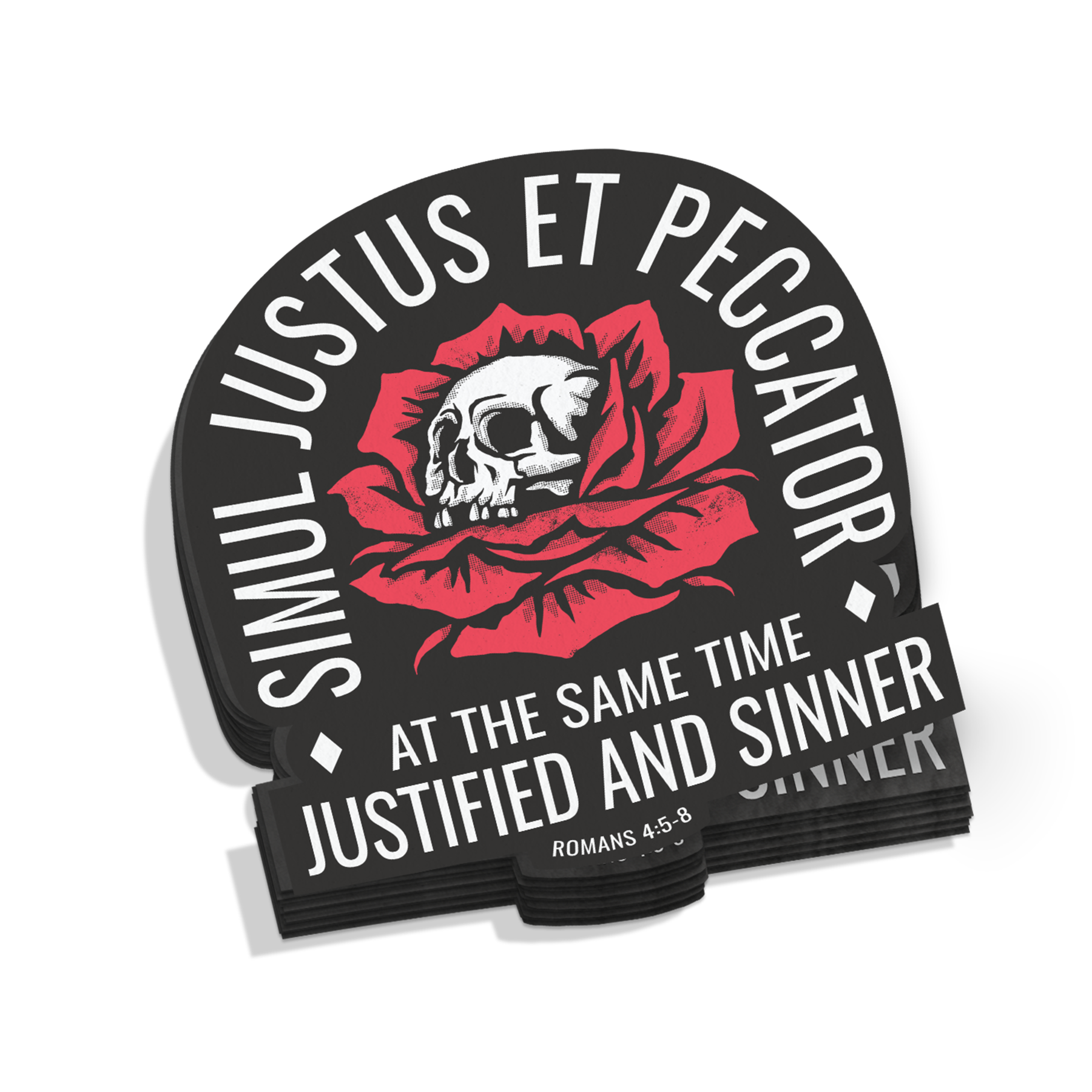 Justified And Sinner Sticker