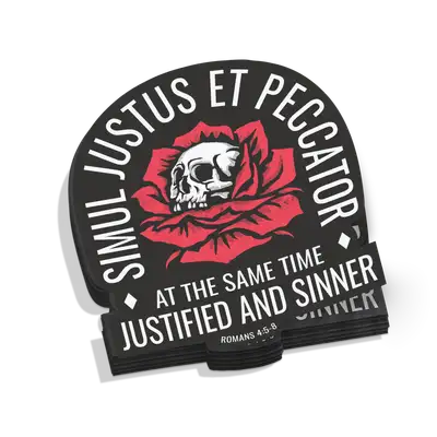 Justified And Sinner Sticker