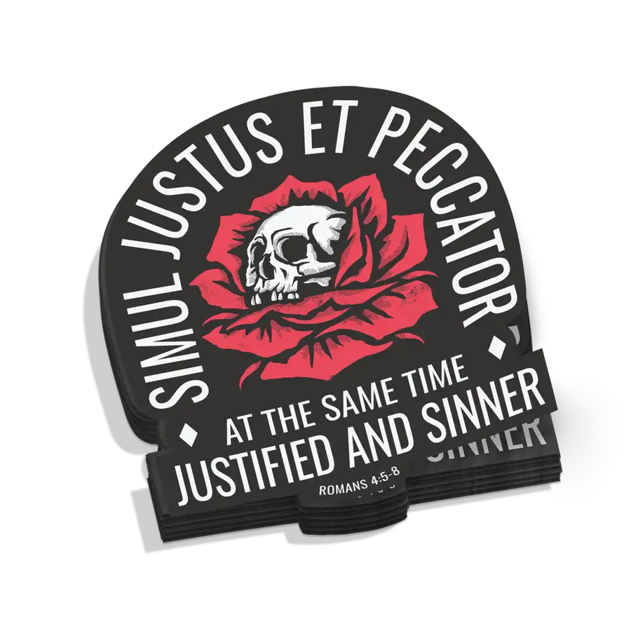 Justified And Sinner Sticker