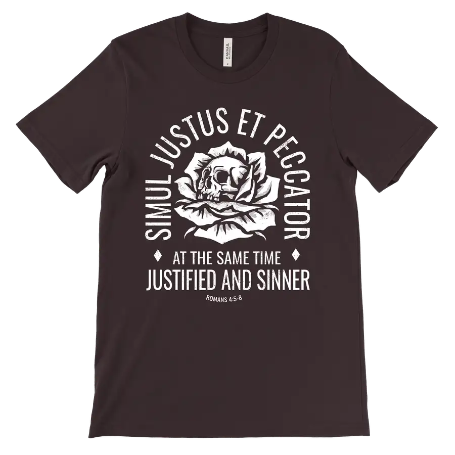 Simul Justus Et Peccator Quick Ship Tee